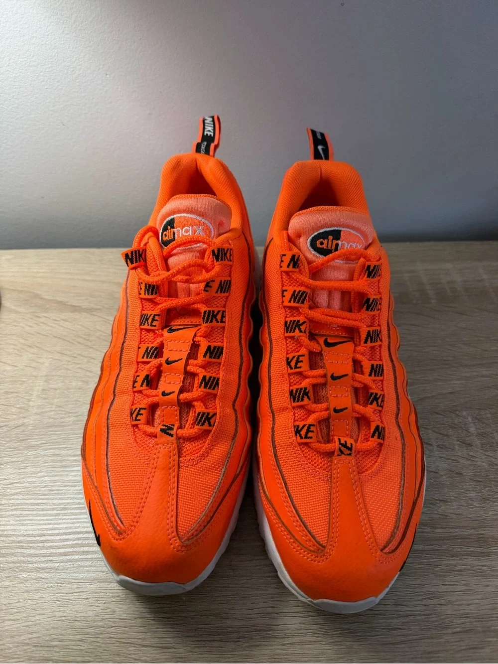 Nike Orange Air Max Sneakers - Orange
